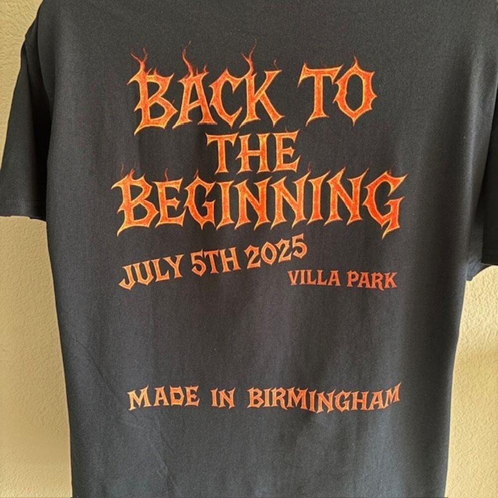 Officially Licensed Ozzy Osbourne Back to the Beginning Bull Tee Men's XL S/S - Picture 4 of 8